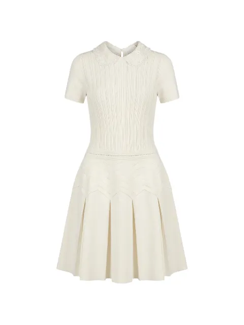 Valentino Garavani short-sleeves mini dress Neutrals BKDA59582