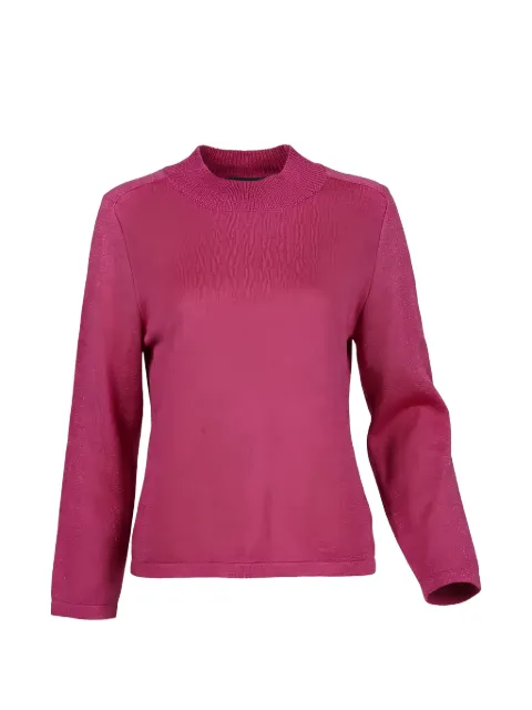 Valentino Garavani mock-neck long-sleeve sweater Pink BKC16I5P5