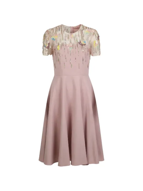 Valentino Garavani sequin-embellished midi dress Pink BVAD321CF