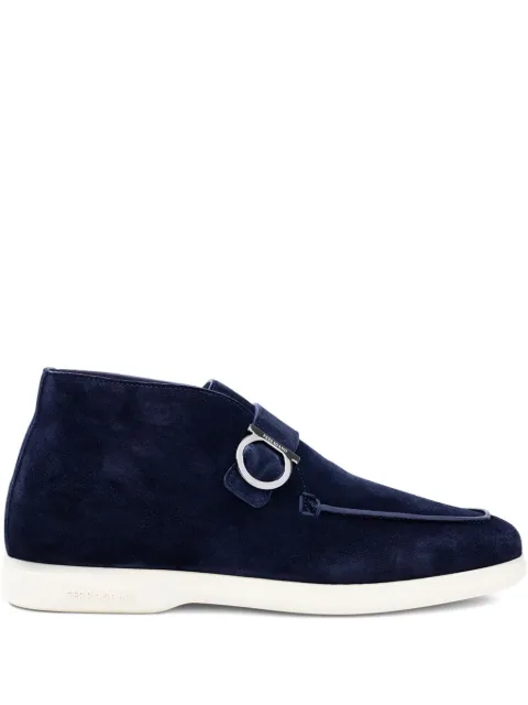 Ferragamo suede desert boots Blue 768369