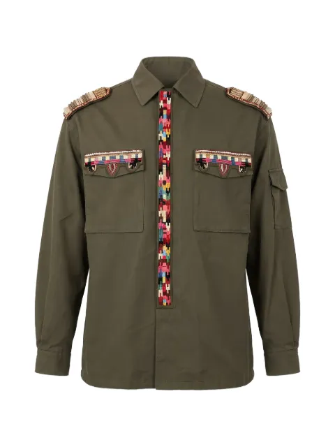 Valentino Garavani military shirt jacket Green BCJ0F02Q9