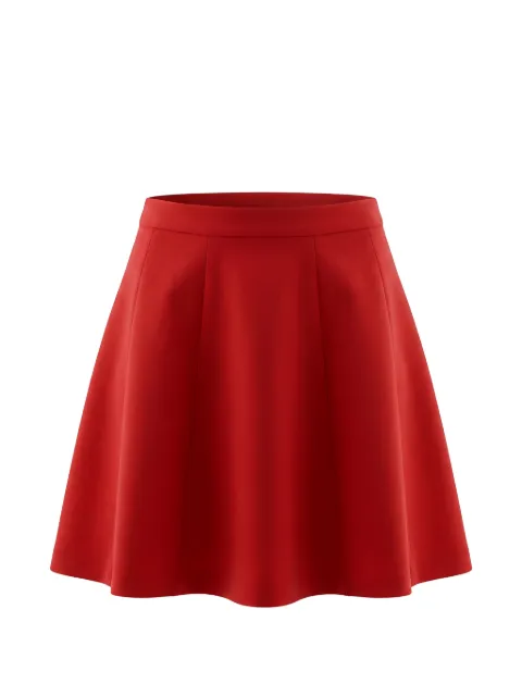 Valentino Garavani pleated A-line skirt Red BRA9401CF