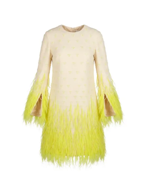 Valentino Garavani round-neck mini dress Neutrals BVARY51CF