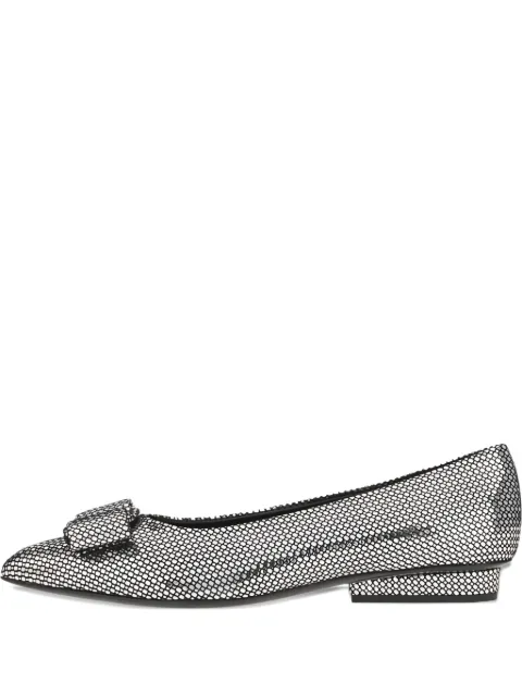 Ferragamo bow-detail ballet flats Black 750751