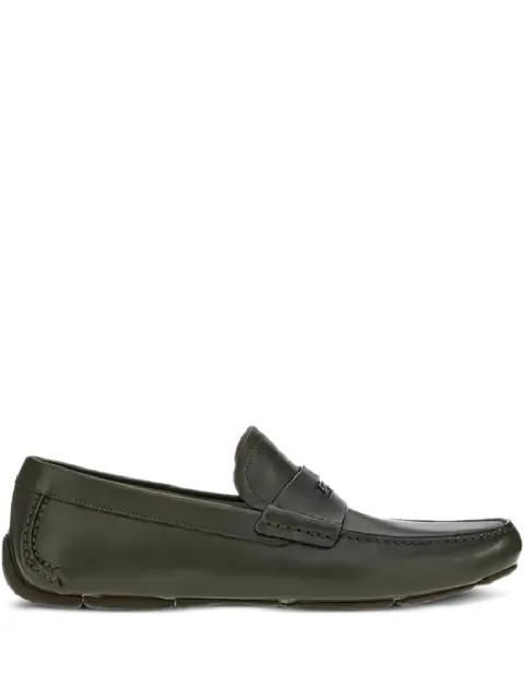 Ferragamo penny-slot leather loafers Brown 020356