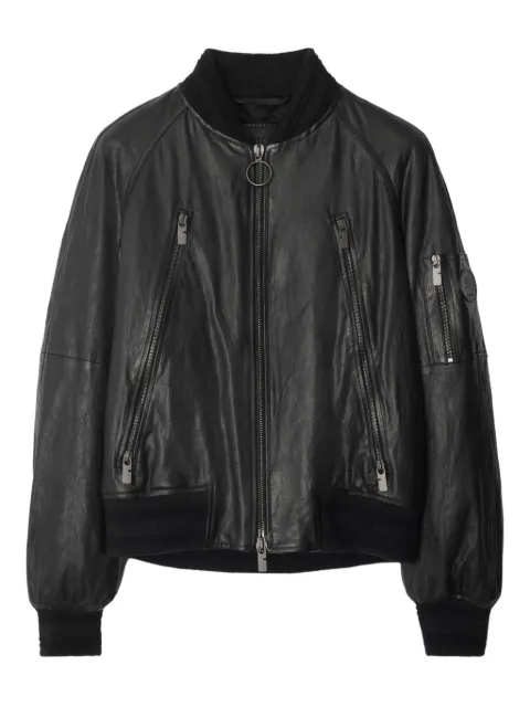 Burberry leather jacket Black 8110040