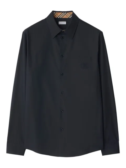 Burberry cotton poplin shirt Blue 8113138
