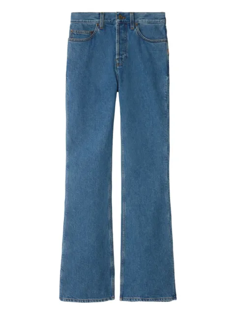 Burberry high-rise bootcut jeans Blue 8110741