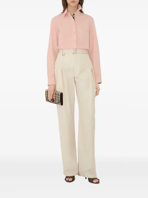 Burberry Highlands chain-strap wallet​ Neutrals 8112274