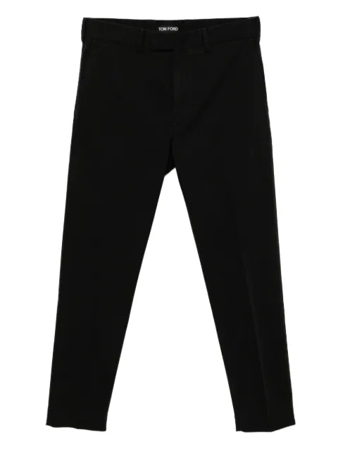 TOM FORD tapered-leg trousers Black SHL040FMC221