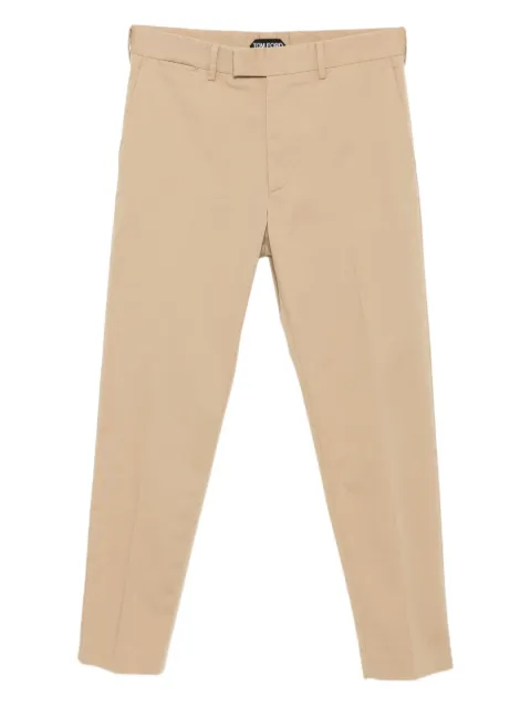 TOM FORD tapared-leg trousers Neutrals SHL040FMC221
