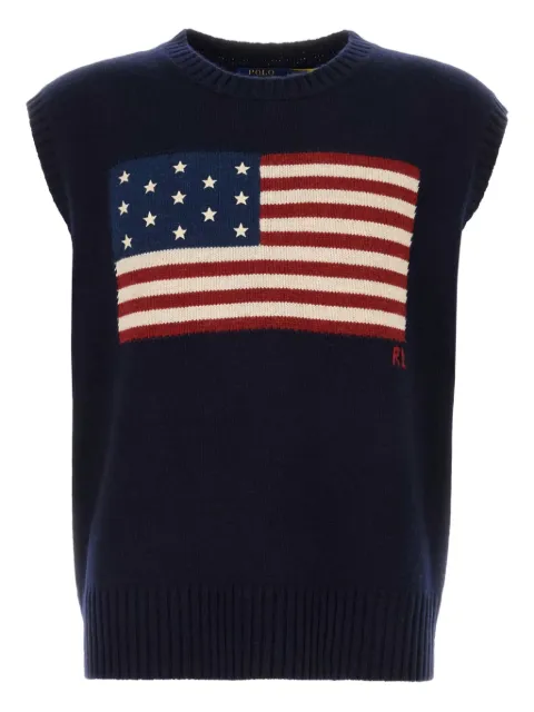 Polo Ralph Lauren wool-blend vest Blue 710970293001