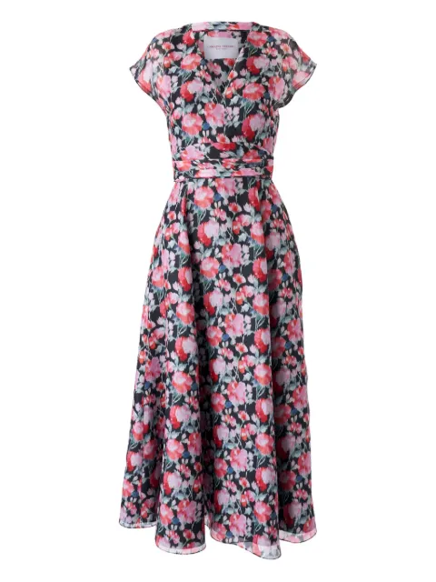Carolina Herrera peony-print midi dress Pink P2511N536PCO