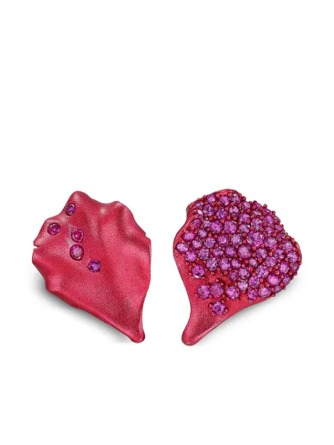 Anabela Chan 14K yellow gold Petal ruby earrings Red AC20AB07EAPAFS