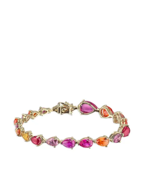 Anabela Chan 18K yellow gold vermeil Sunset Nova multi-stone bracelet Orange AC19SN09BSYGIT