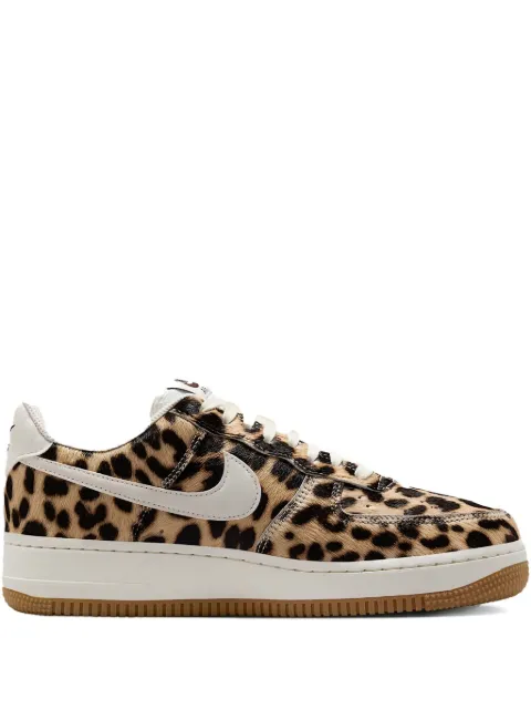 Nike Air Force 1 leopard-print low-top sneakers Brown IB7695