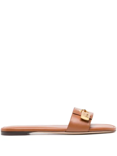 TOM FORD padlock slide Brown W3698LCL002G