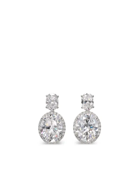 Anabela Chan 14kt white gold Celestial Halo diamond earrings White ACDD12ESWGWD