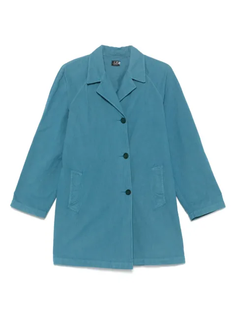 C.P. Company Pre-Owned 2000s cotton-blend coat Blue CP350VT
