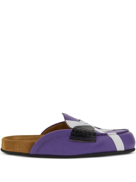 college leather mules Purple CWR1489XILLUSIONBKXWH