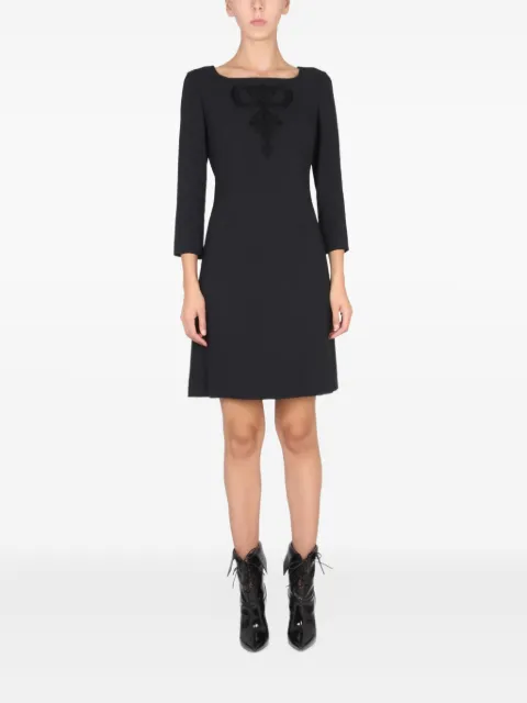 Boutique Moschino Cady appliqué mini dress Black 04415825