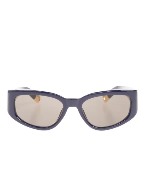 Jacquemus logo-print sunglasses Blue JAC5C4SUN