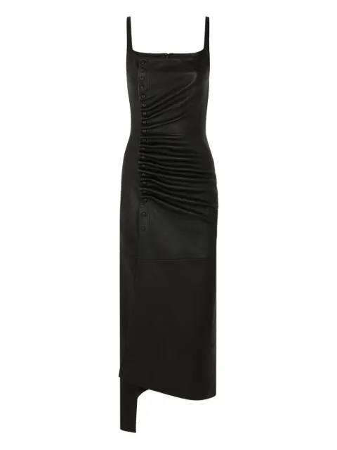 Rabanne ruched midi dress Black 25AFRO129LB0068