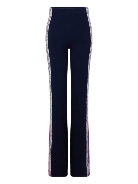 Rabanne knitted trousers Blue 25AMPA047ML0319