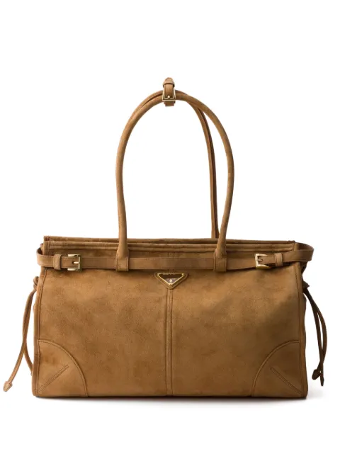 Prada large Bonnie tote bag Brown 1BA433VMOO2C4S