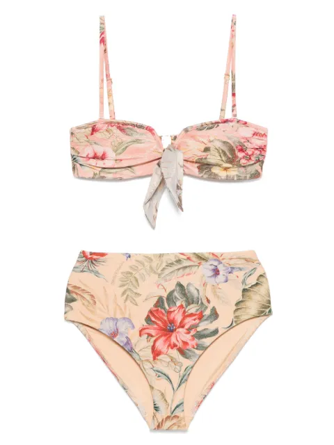 ZIMMERMANN Coco Scarf Tie bikini Pink 4220WSS2544222WSS254