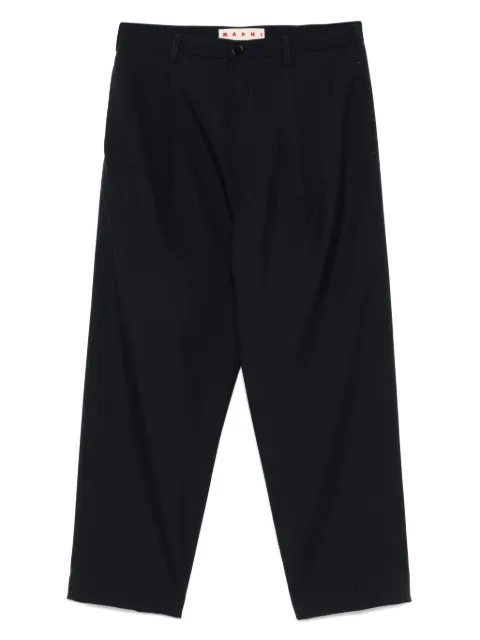 Marni virgin-wool trousers Blue PUMU0282U0TW839