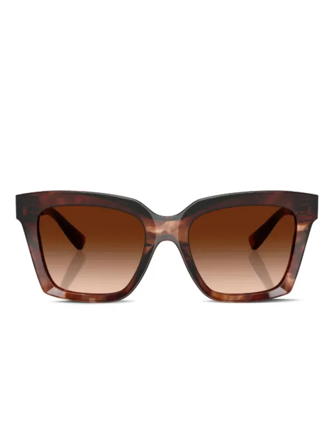 Dolce & Gabbana Eyewear oversized tortoiseshell sunglasses Brown DG4498