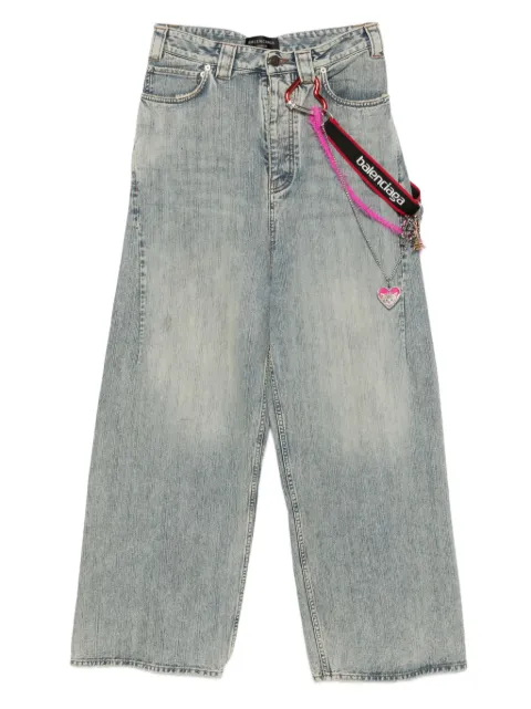 Balenciaga chain-embellished jeans Blue 831693TNW65