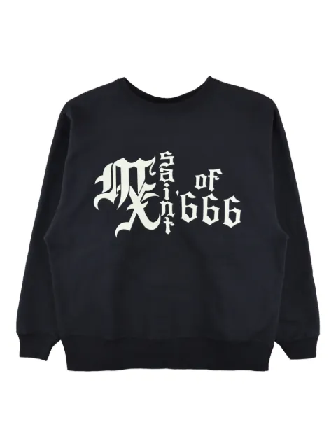 SAINT MXXXXXX cotton sweatshirt Black SMHR80000043