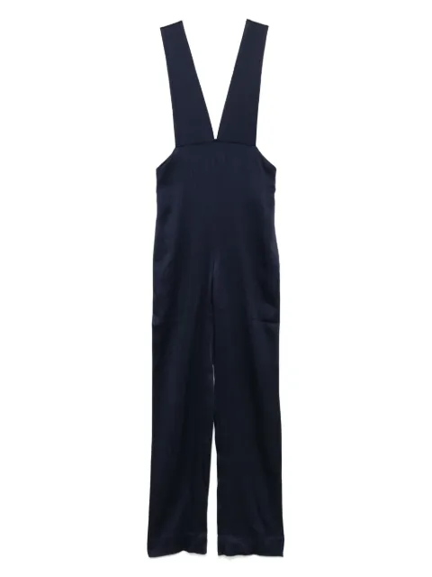 Jil Sander Pre-Owned 2010s satined dungaree Blue JS350ZD