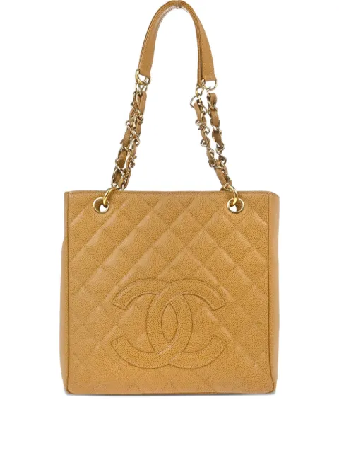 CHANEL Pre-Owned 2003 Petite Shopping PST tote bag Neutrals 8114274