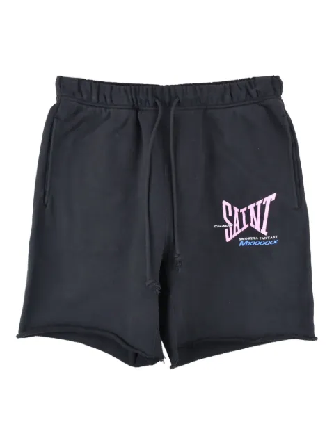 SAINT MXXXXXX cotton track shorts Black SMHR80000059