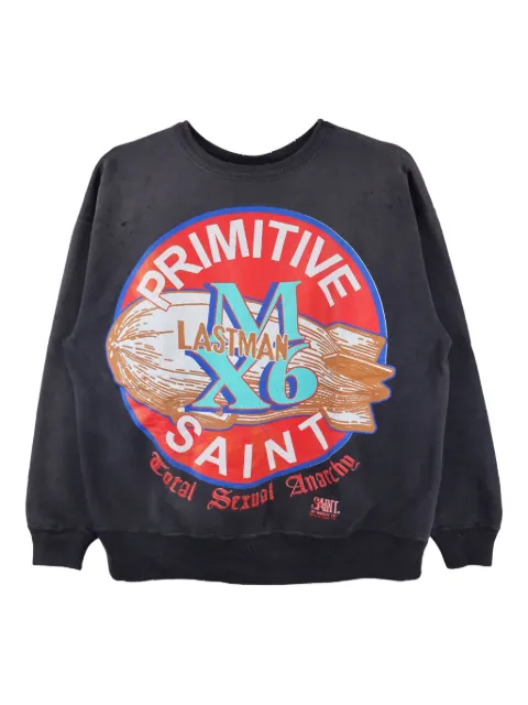 SAINT MXXXXXX Primitive sweatshirt Black SMHR80000C28
