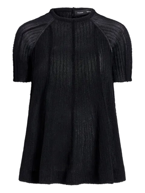 Proenza Schouler Tavia knited top Black R2537270KY401