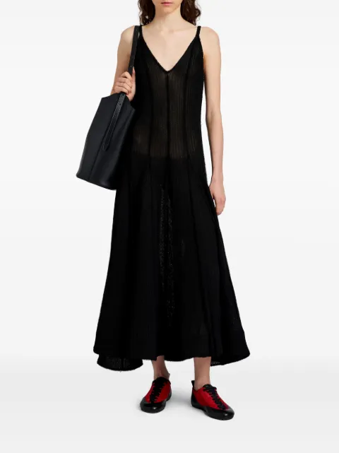 Proenza Schouler Tavia midi dress Black R2537265KY401