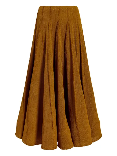 Proenza Schouler Tavia midi skirt Brown R2537266KY401