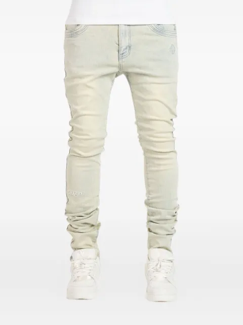 GUAPI embroidered-logo jeans Blue GVBBRD