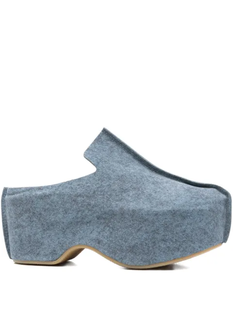 JW Anderson 75mm platform clogs Blue FW0146LA0380