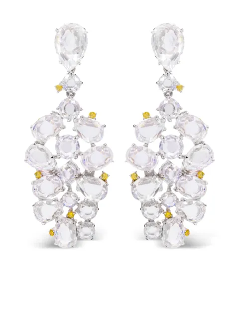 Juwelina Paris Sorrelli Rose earrings Silver JE716