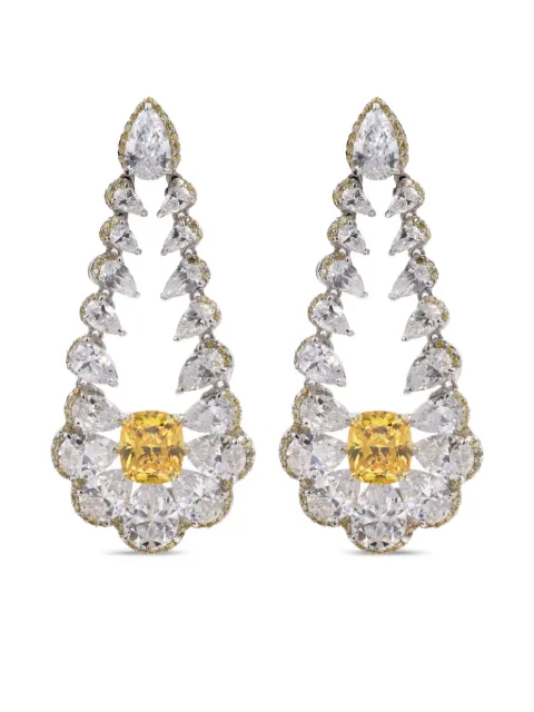 Juwelina Paris Yellow Picard earrings Silver JE0788