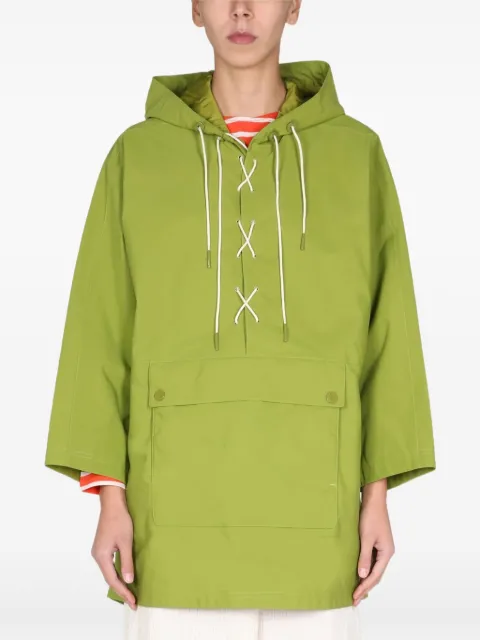Barbour hooded drawstring jacket Green LWB0727KH51