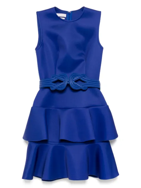 Saiid Kobeisy ruffled mini dress Blue RTWSS2524