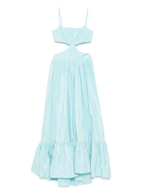Saiid Kobeisy taffeta midi dress Blue RTWSS2533
