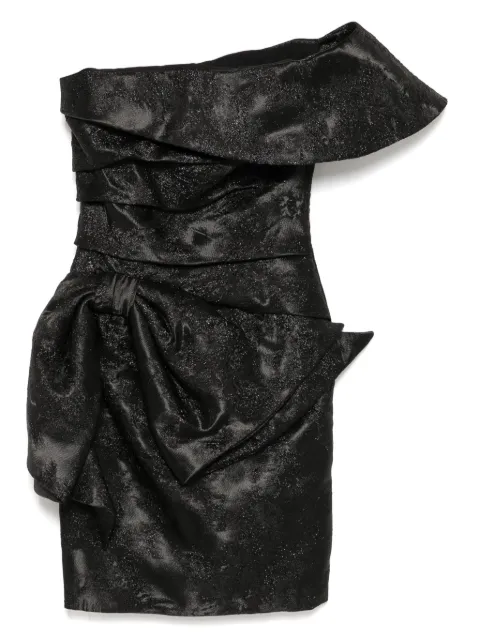 Saiid Kobeisy brocade mini dress Black RTWSS2526