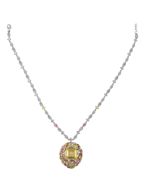 Juwelina Paris Dahlia necklace Silver JN711